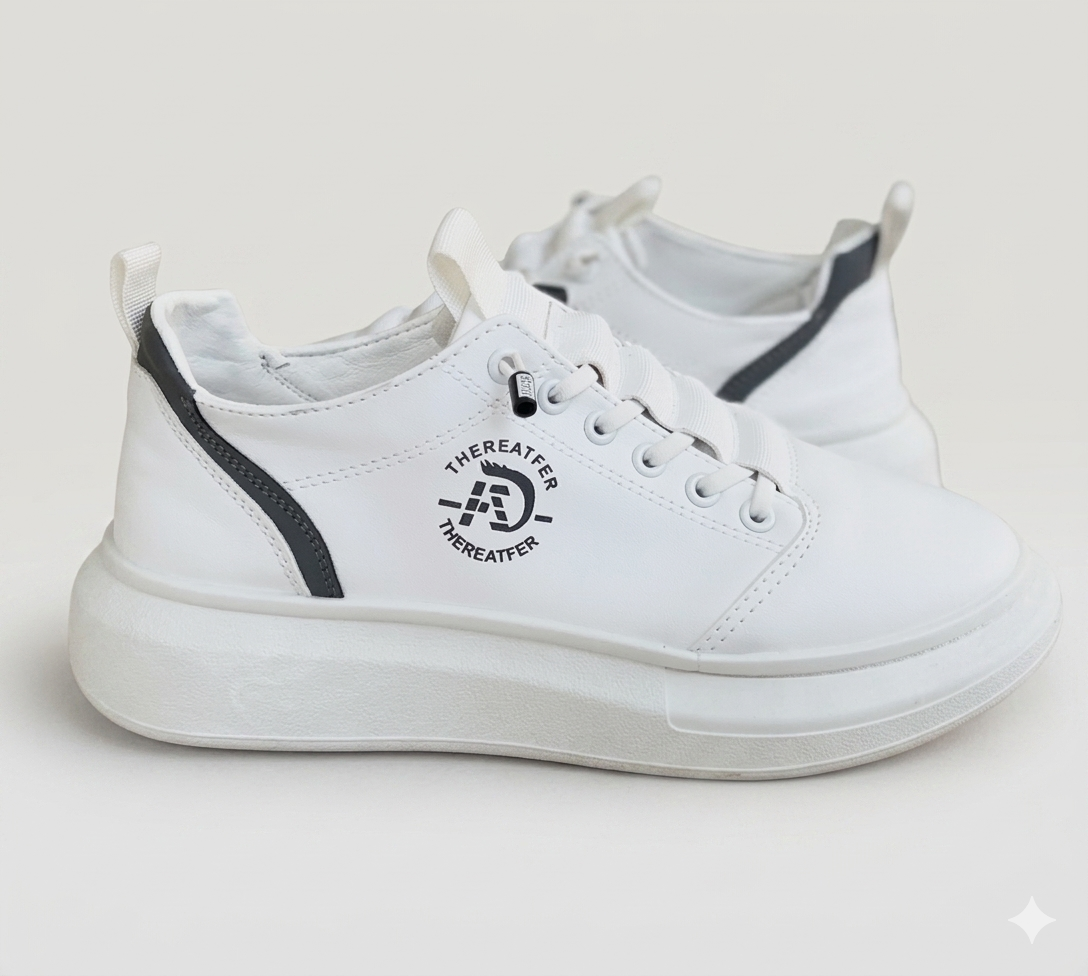 THEREATFER Urban Comfort White Sneakers